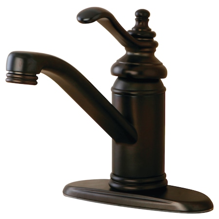 Kingston Brass Templeton, 4" Single, Handle Bathroom Faucet, Oil Rubbed Bronze KS3405TL